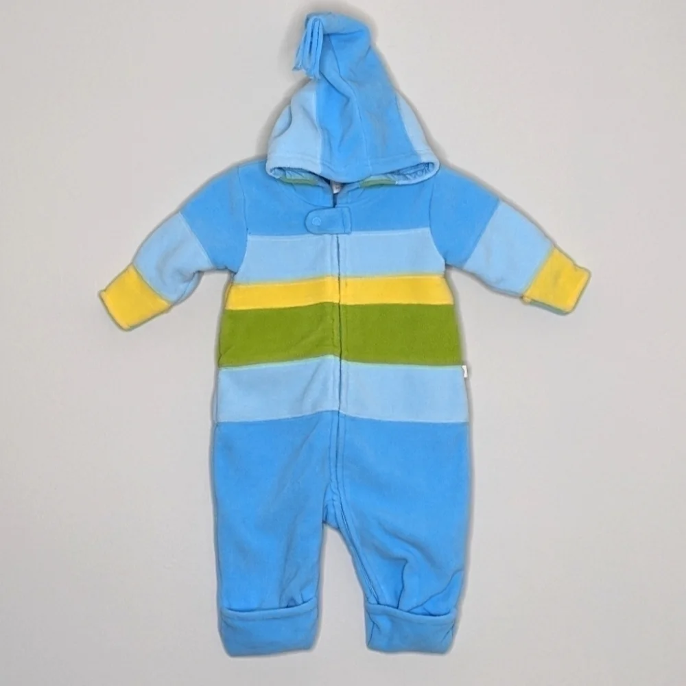 Oshkosh Fleece Stripe Bunting Snowsuit 3-6m